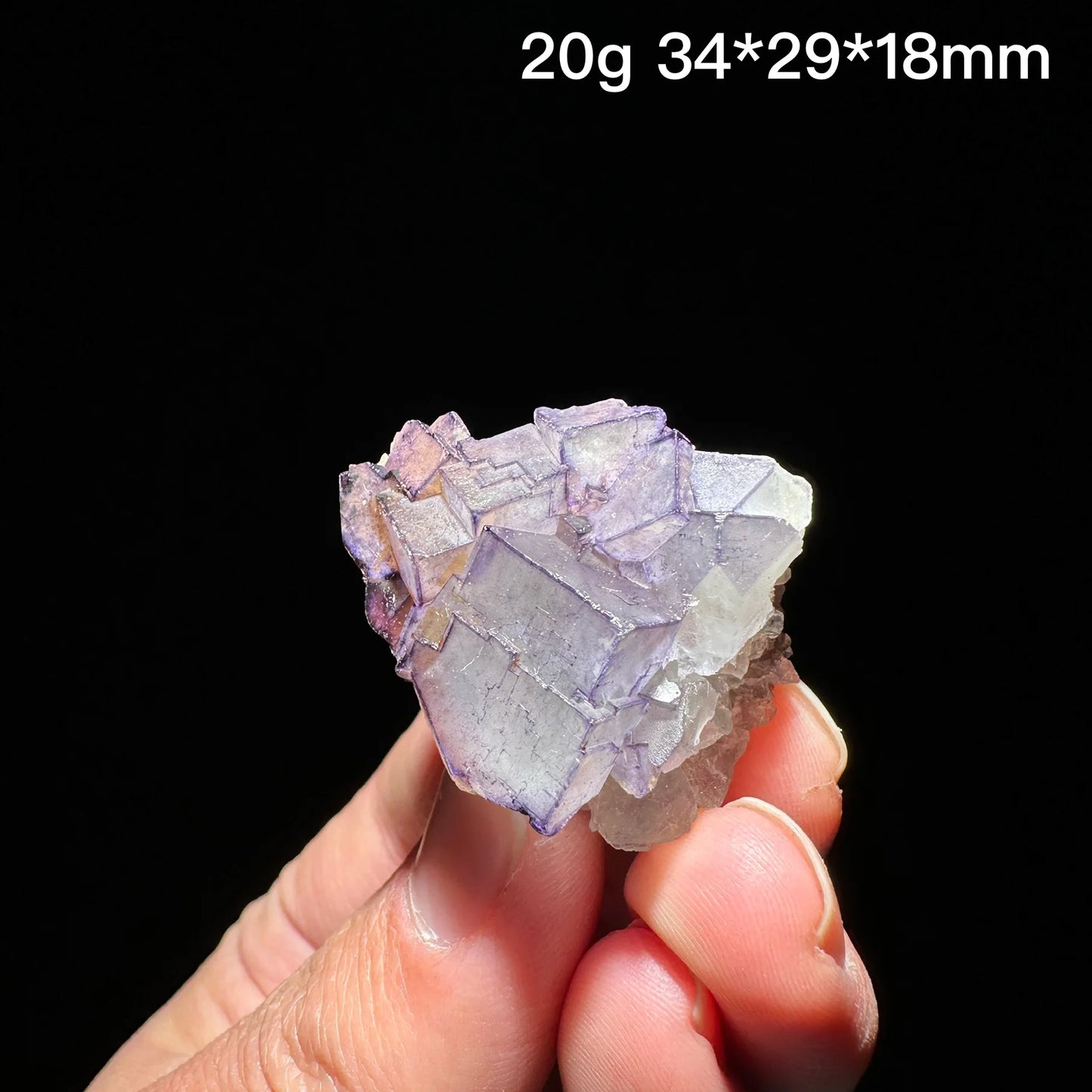 Natural Purple edge fluorite mineral specimen healing crystal gem collection Mineral Quartz Rock Healing Stone Home Decor