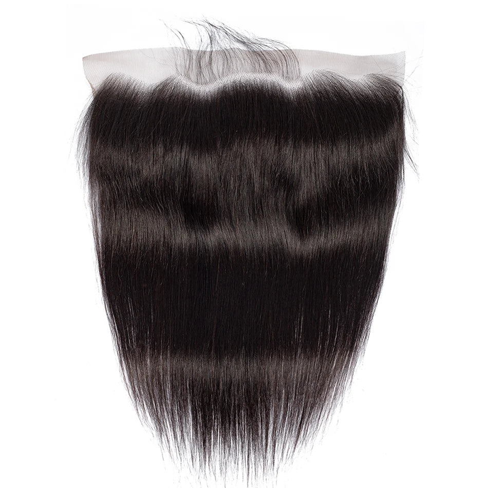 Lace Frontal Closure 13x4 Transparent Indian Human Hair Free Part Frontal Remy Hair Pre Plucked with Baby Hair Jarin Free Ship