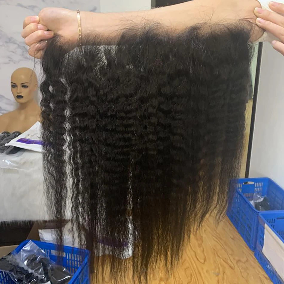 Lace Frontal Only 13x4 Water Wave Closure Human Hair Brazilian Lace Frontal Closure Deep Wave Straight Lace Front Closure Only