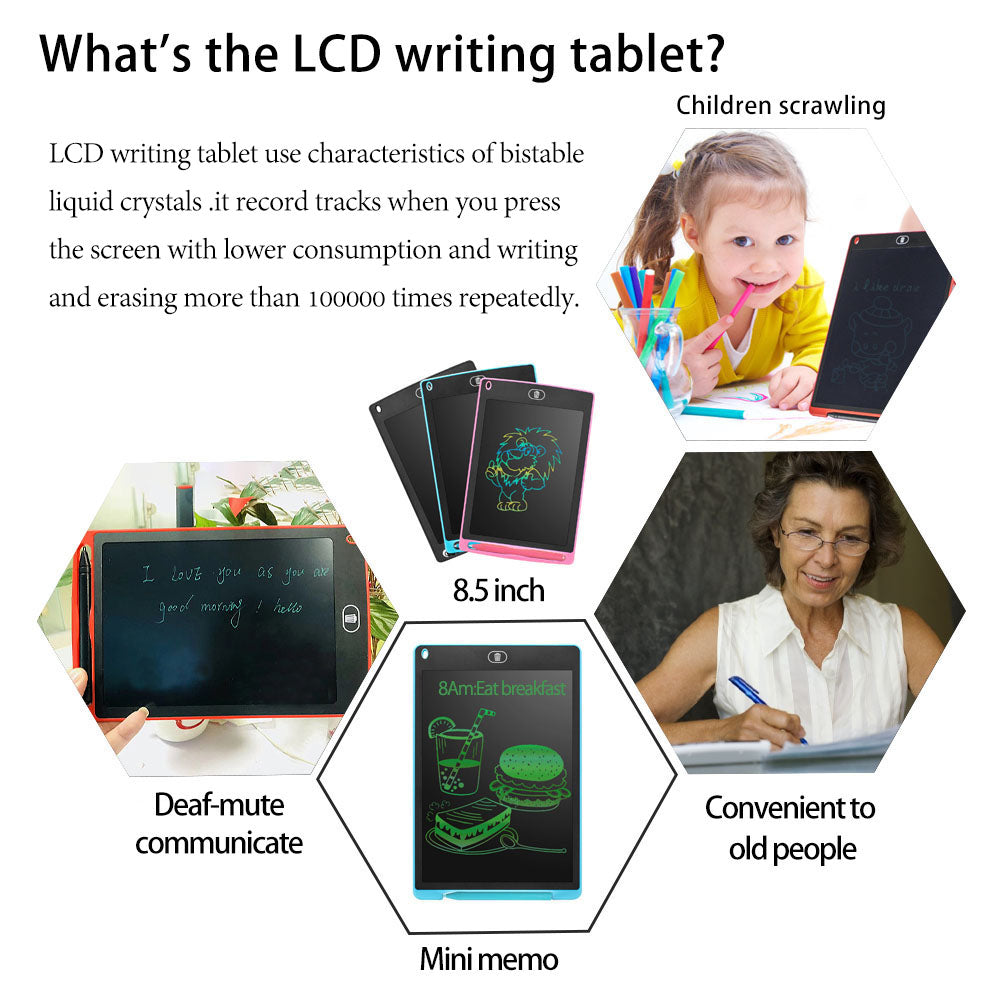 Toys for children 8.5Inch Electronic Drawing Board LCD Screen Writing Digital Graphic Drawing Tablets Electronic Handwriting Pad