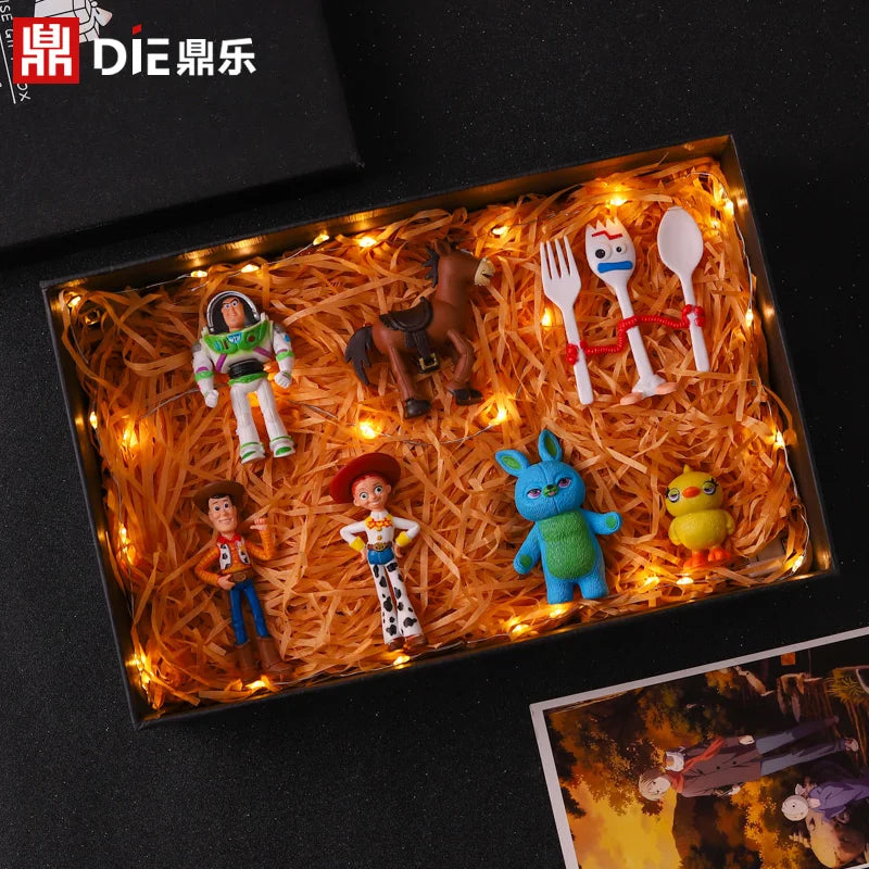 Full set of dolls toys Story Buss Light Years Woody Handmade Dolls ornaments Blind Boxes to send children birthday gifts