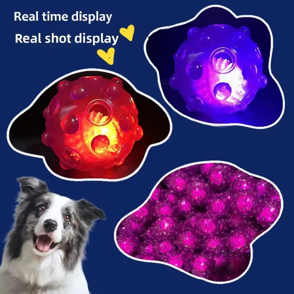 Sound Luminous Dog Toys Self-hi Boredom Relief Artifacts Automatic Walking Balls Interactive Flash Ball Training Pet Supplies