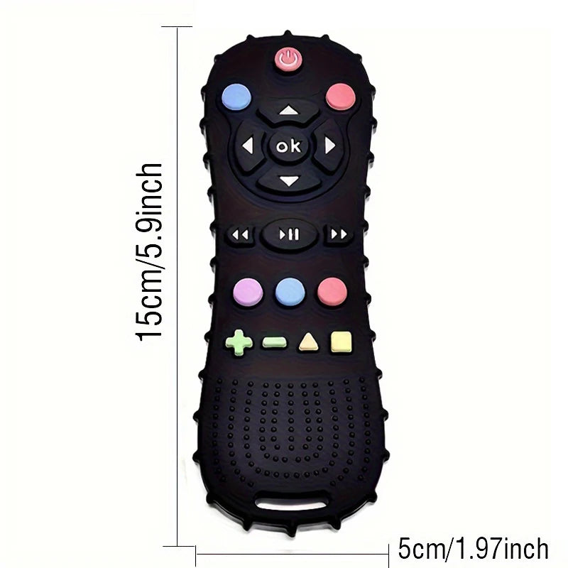 Montessori Baby Silicone Teether Toys Toddler Remote Control Boys Girls Gift Sensory Toys
