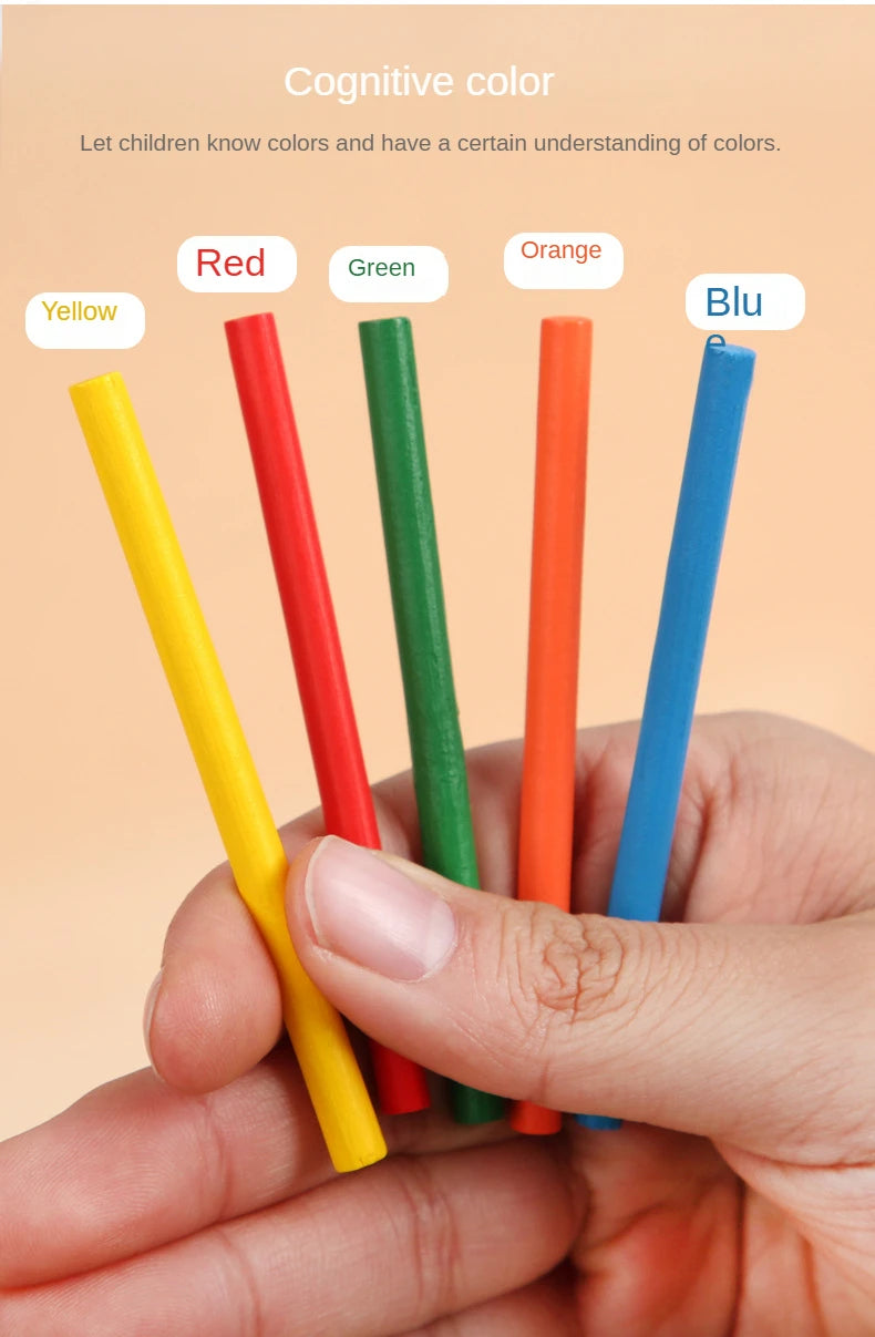 Kids Teaching Early Learning Aids Toddler Educational Toy Wooden Number Matching Addition and Subtraction Math Toys for Children