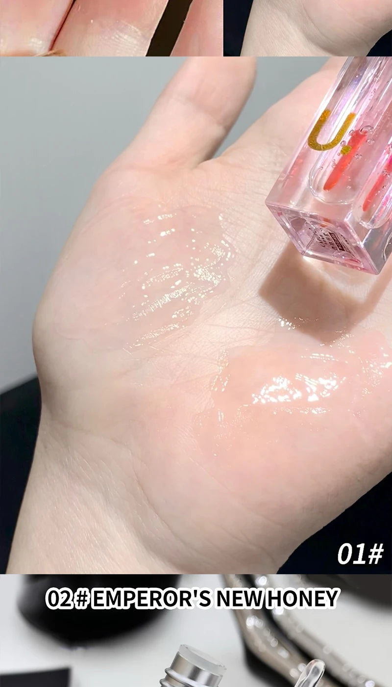 Lip oil Moisturizing Long-lasting Lip Gloss Transparent Fade Lip line Lipstick Base High appearance level beep lips