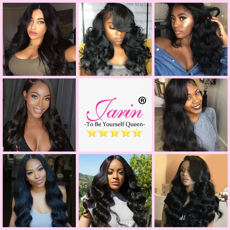 Lace Frontal Closure 13x4 Transparent Indian Human Hair Free Part Frontal Remy Hair Pre Plucked with Baby Hair Jarin Free Ship
