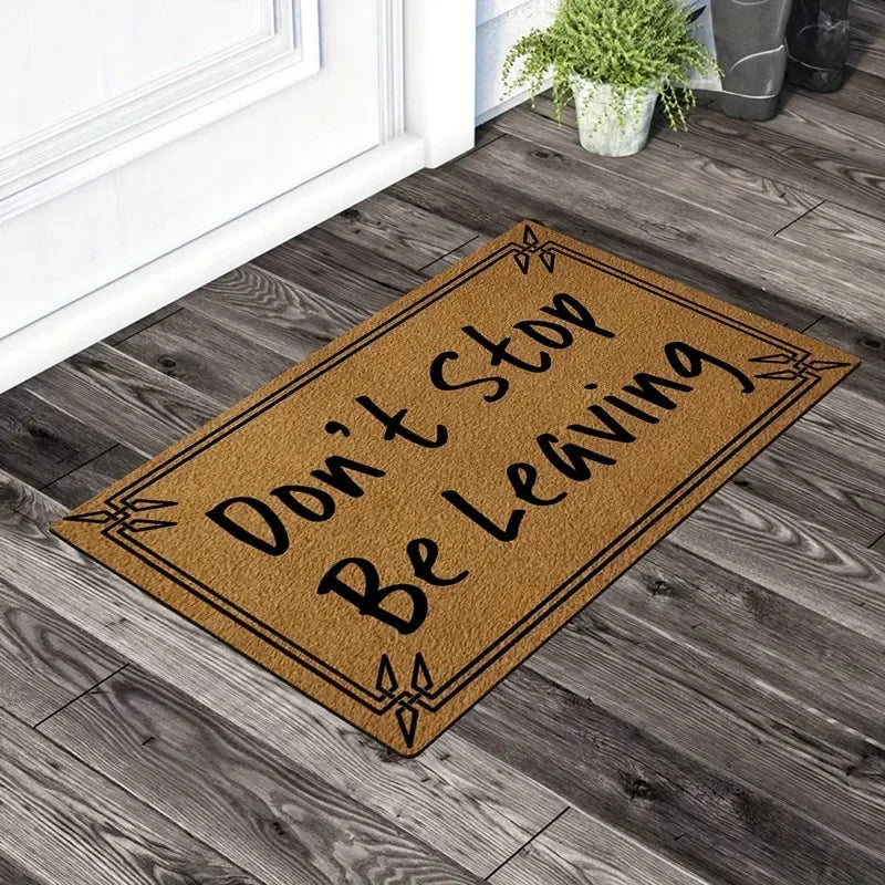 Doormat Non-slip Welcome Mat Sides Easy To Clean Floor Rugs Indoor Outdoor Home Decor Washable Rugs Area Rugs