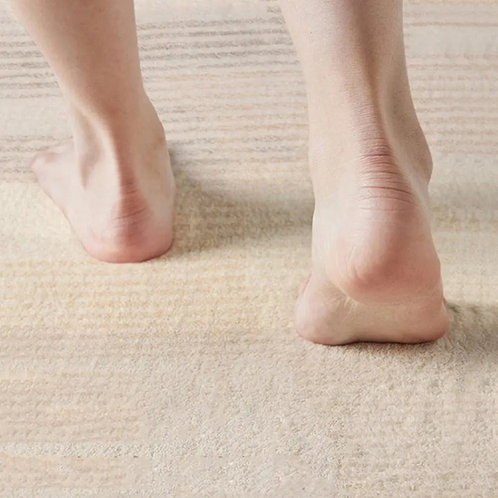Comfortable Cream Style Bedroom Rug Soft Absorbent Bedside Carpet Minimalist Non-Slip Area Rugs Bedroom