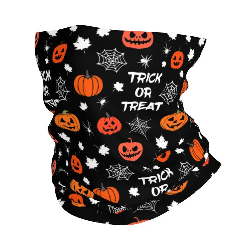 Custom Halloween Vampire Bats Winter Headband Neck Warmer Women Men Hiking Running Tube Scarf Face Bandana Gaiter