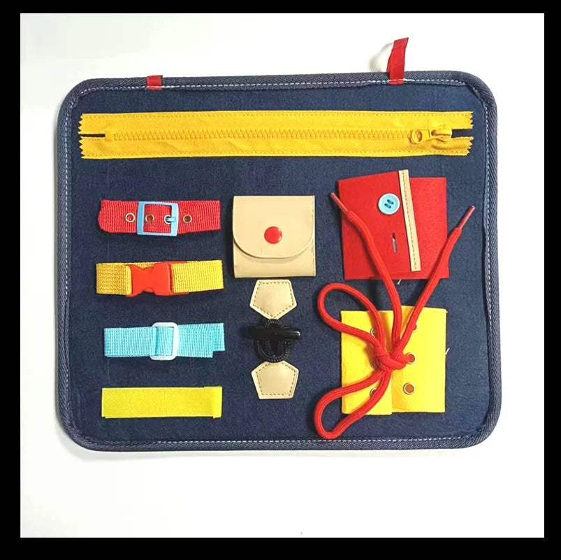 Busy Board Montessori Toys for Toddlers Sensory Toy Preschool Learning Educational Travel Activities For Boys Fine Motor Skills