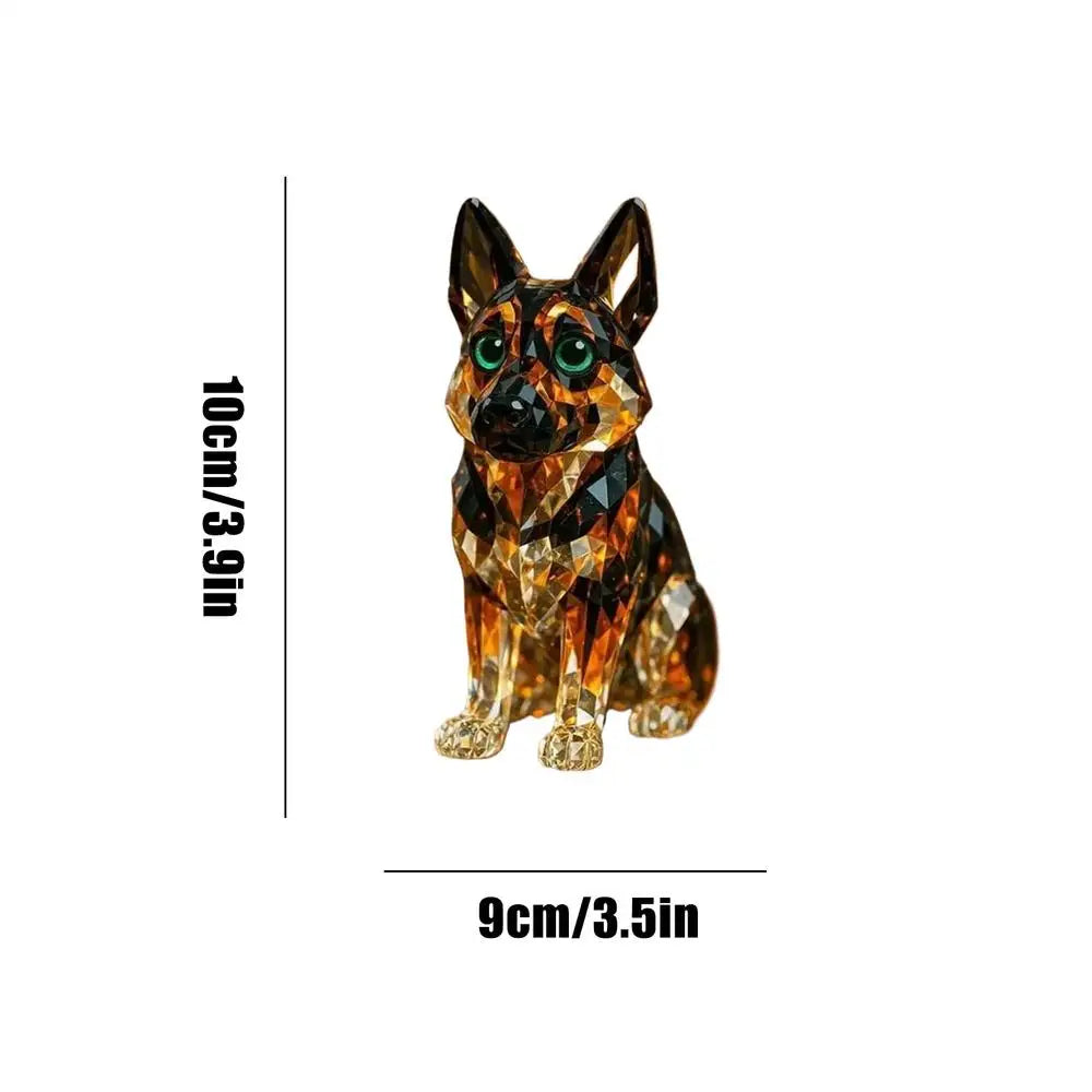 Crystal Figurine Animal Styles Collectible Figurines Handcrafted Collectibles Portable Space-Saving Sculpture For Table Desk