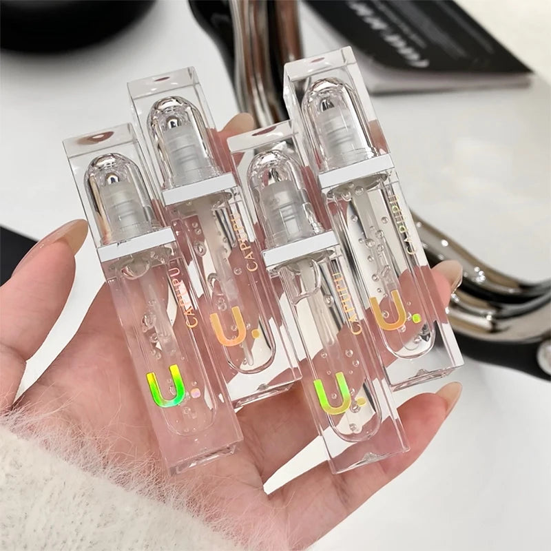 Lip oil Moisturizing Long-lasting Lip Gloss Transparent Fade Lip line Lipstick Base High appearance level beep lips