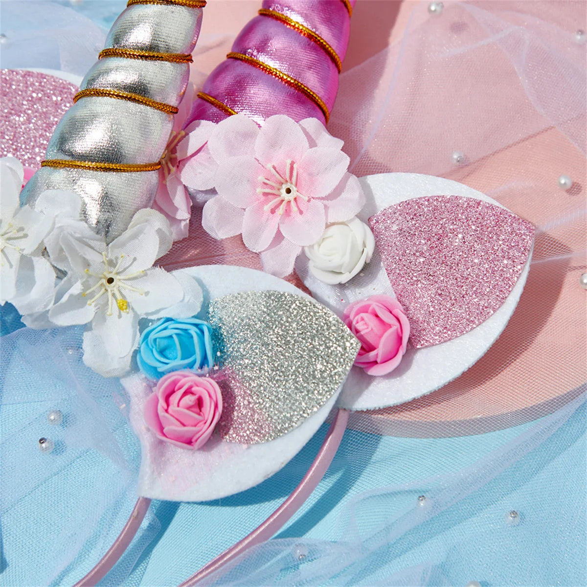 Kids Unicorn Headband Halloween Party Head Buckle Birthday Gift Children Baby Hair Accessories For Girls Unicorn headband