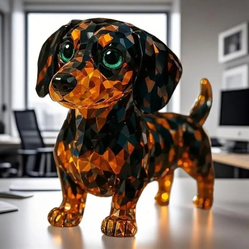 Crystal Figurine Animal Styles Collectible Figurines Handcrafted Collectibles Portable Space-Saving Sculpture For Table Desk