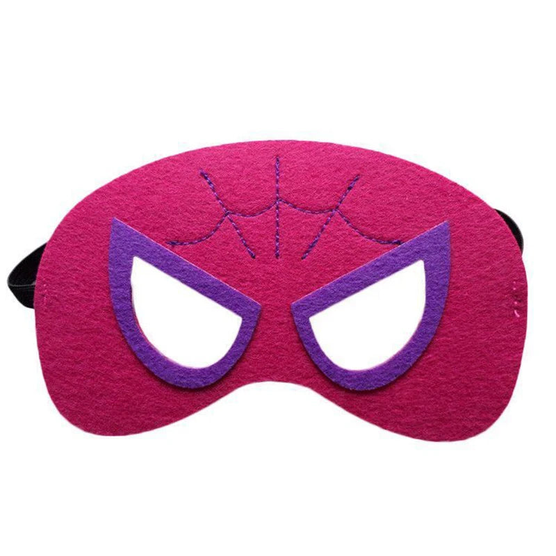 10/30Pc Spiderman Mask Party Supplies Superhero Cosplay Christmas Halloween Felt Mask for Kids Boy Girl Party Favors Decorations