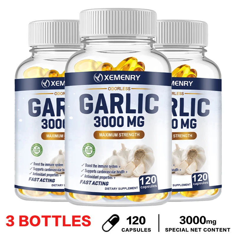 Garlic - Supports Heart Health, Supports Respiratory and Immune Health, Cleansing and Detoxification