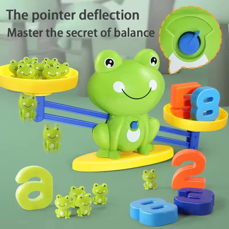 Mathematical Intelligence Math Toys Funny Frog Scale Children's Early Education Toys Addition Subtraction Balance Enlightenment