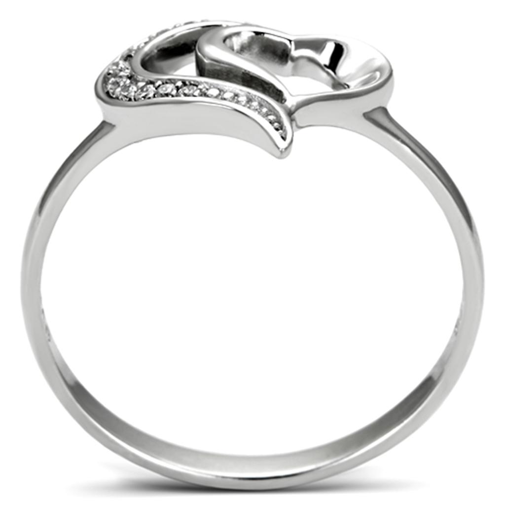 Sterling Silver Love Hearts Ring