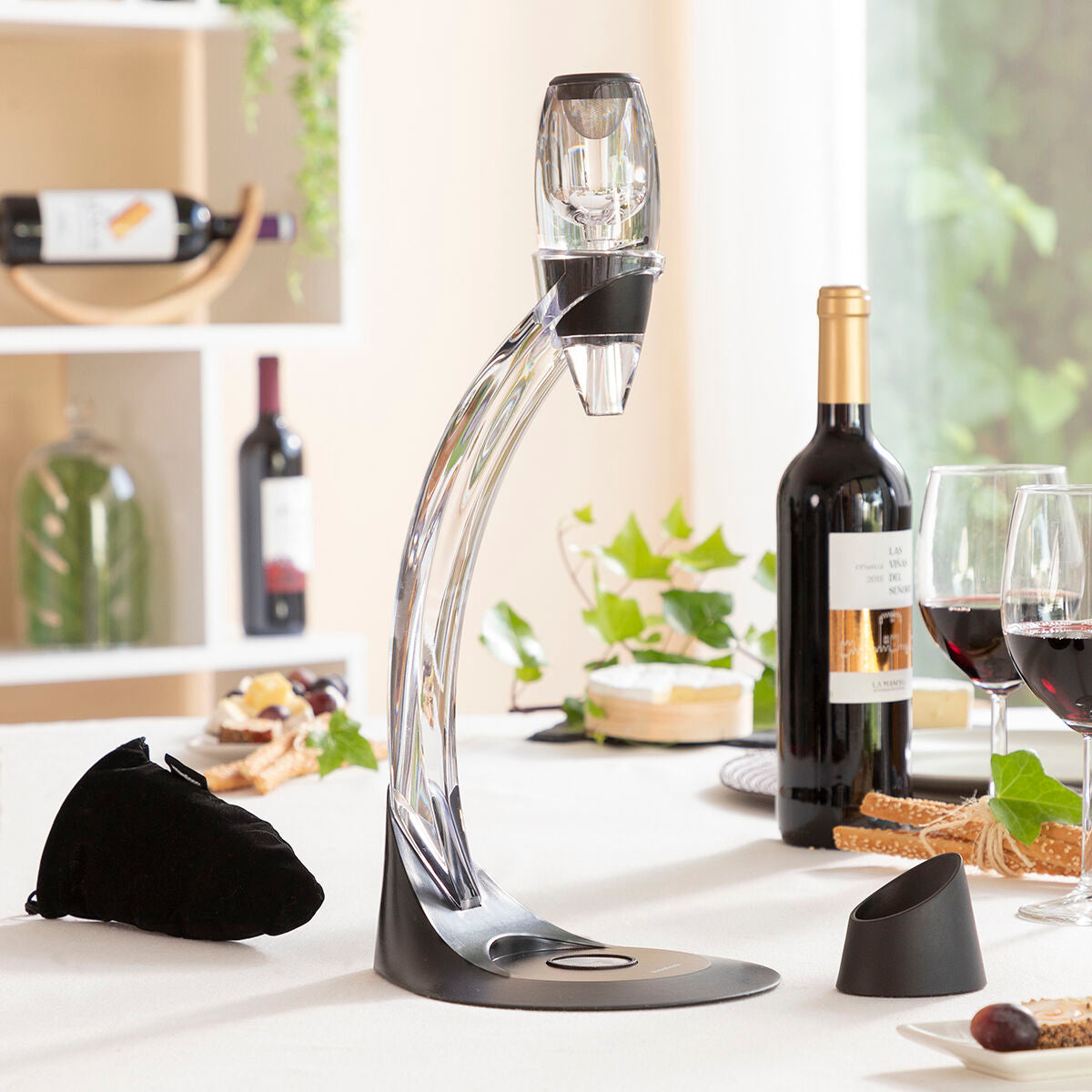 Professional Wine Aerator with Tower Stand and Non-Drip Base Winair