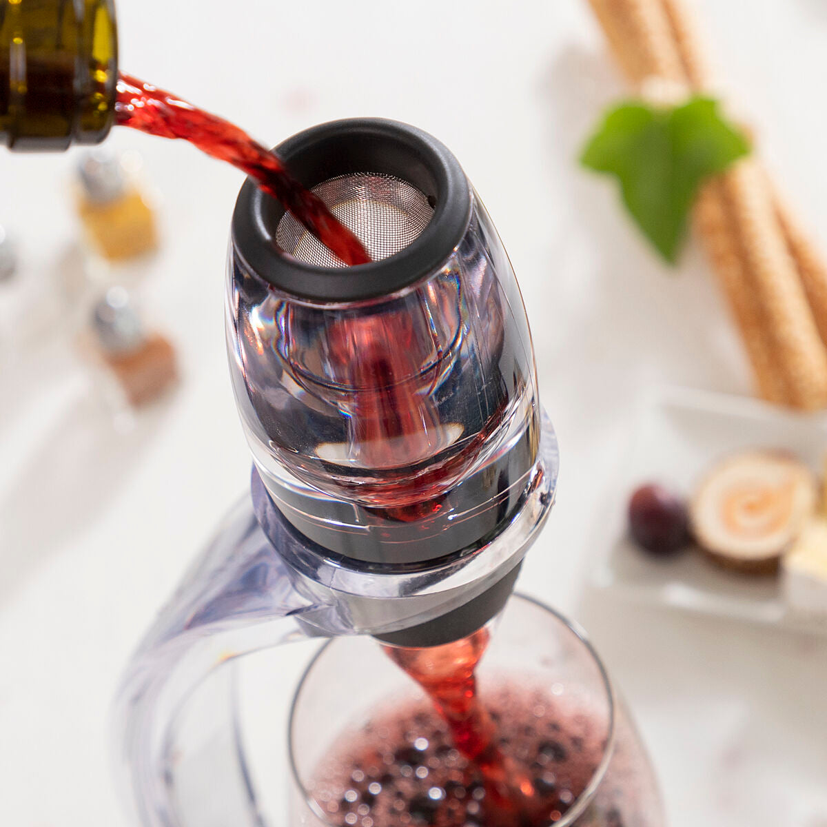 Professional Wine Aerator with Tower Stand and Non-Drip Base Winair