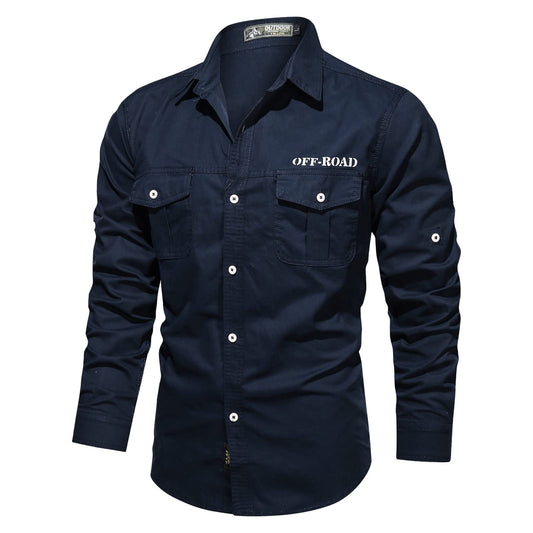 Tactical Shirt for Men Polo Shirt Long Sleeve Black