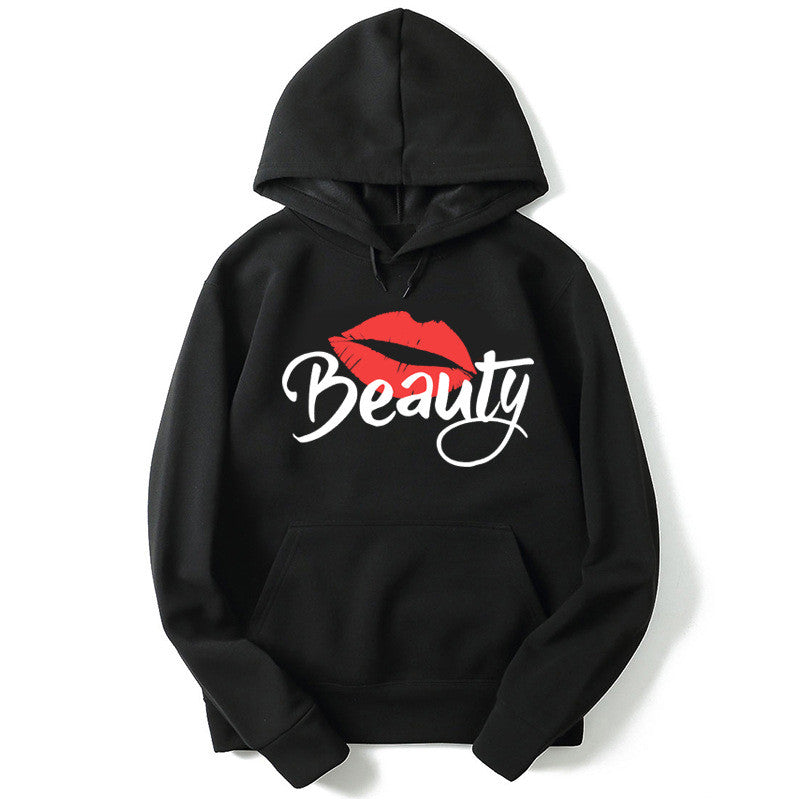 Couple's Beast Beauty Printed Hoodie (Matching Set)