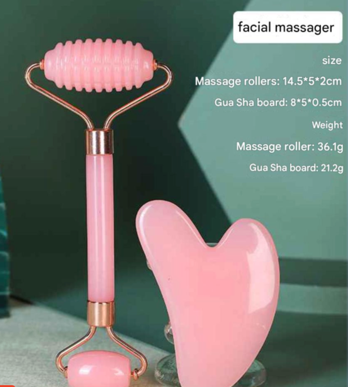 Natural jade beauty device