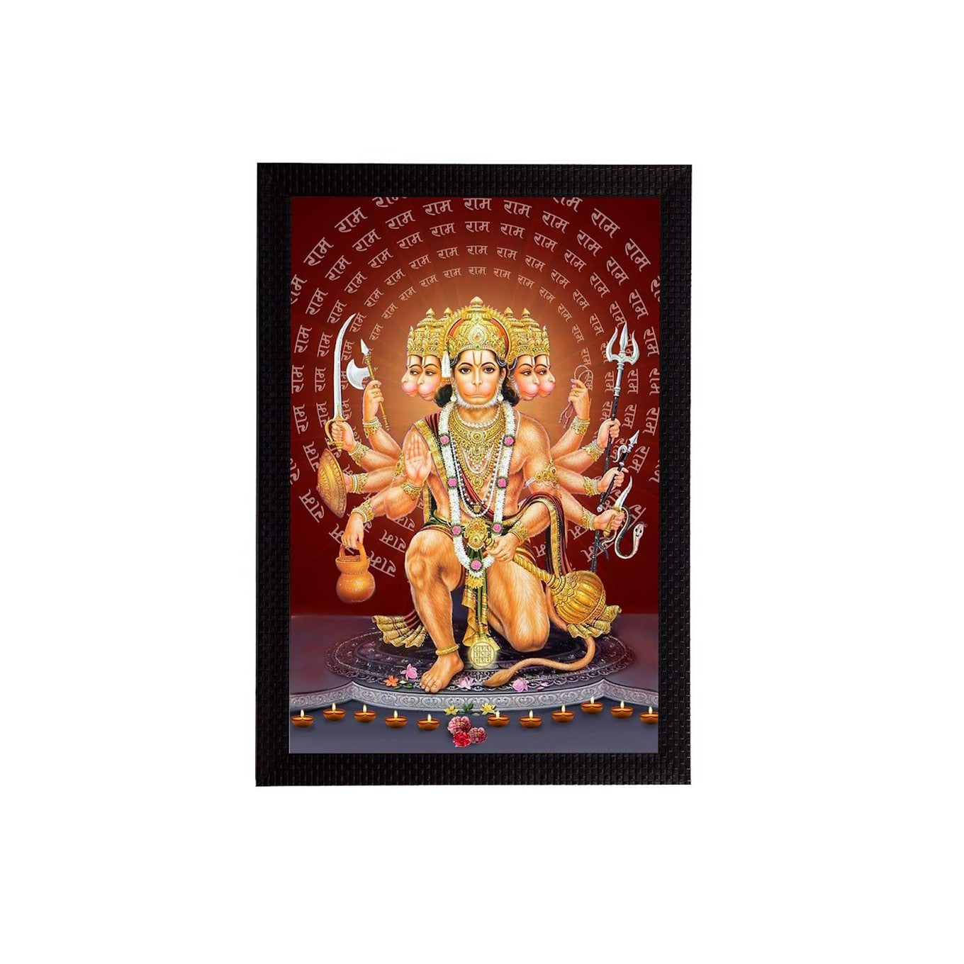 Panchmukhi Hanuman Vastu Wall Painting