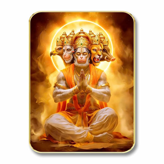 Panchmukhi Hanuman Wall Art Frame