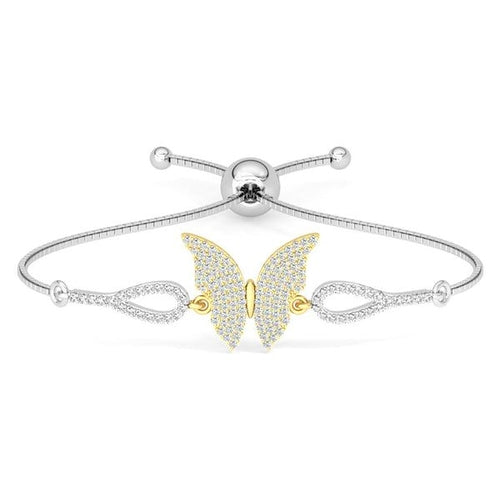 Butterfly Hand Bracelet Adjustable